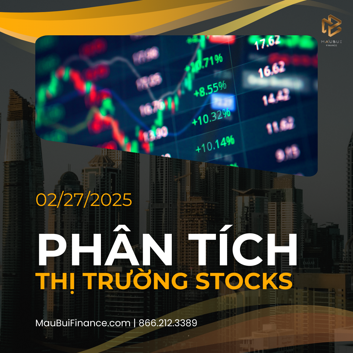Phân tích thị trường Stock trong livestream Youtube 02/27/2025