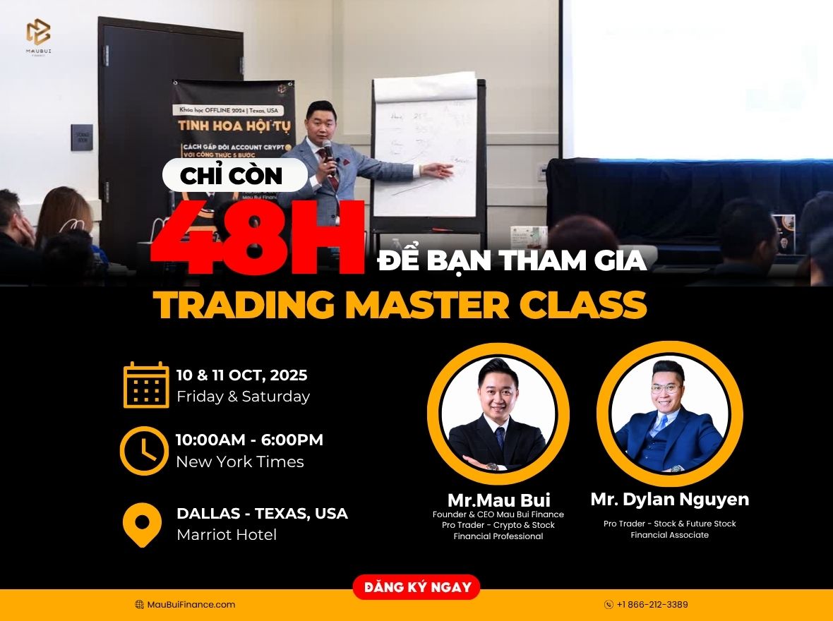 Chỉ Còn 48H Cuối Cùng: Đăng Ký Trading Masterclass 2025 & Nhận Cơ Hội Trúng iPhone 17 Pro Max!