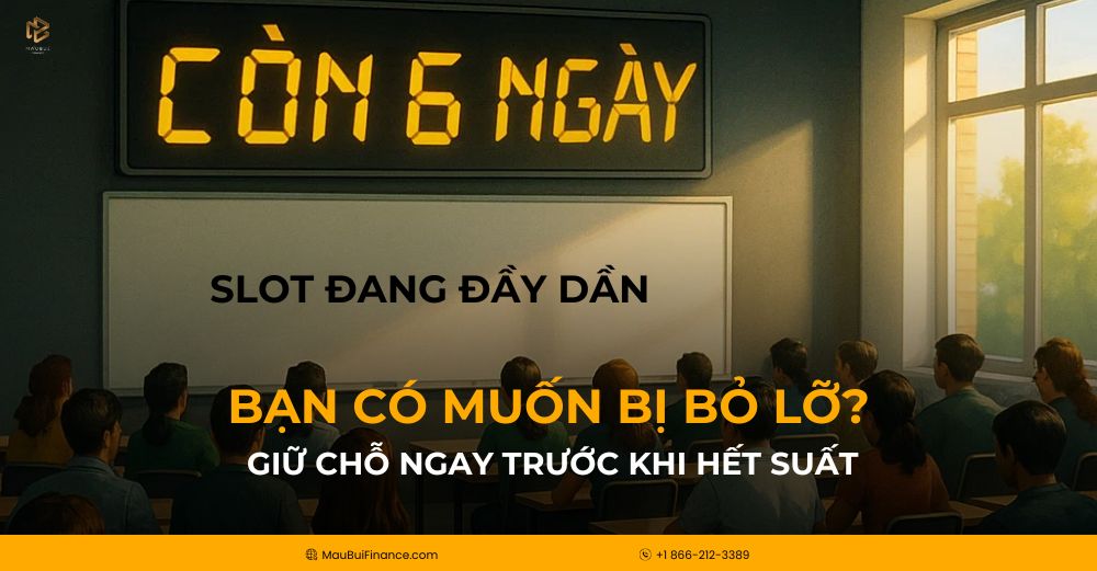 🎯 Khóa học Stock Future Trading – Chỉ còn 6 ngày để đăng ký!