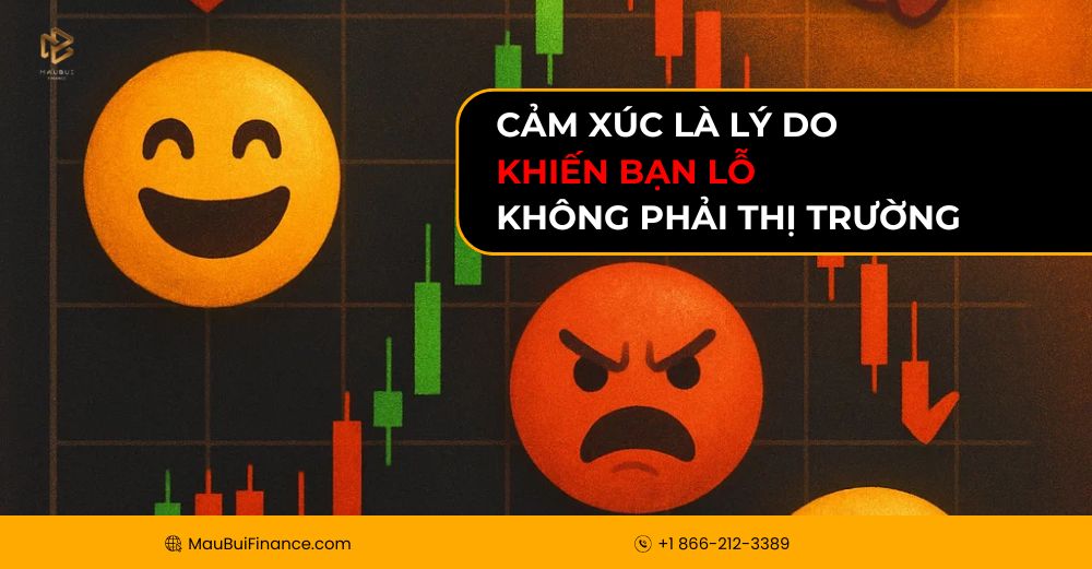 Cảm xúc là lý do khiến bạn lỗ – Không phải thị trường