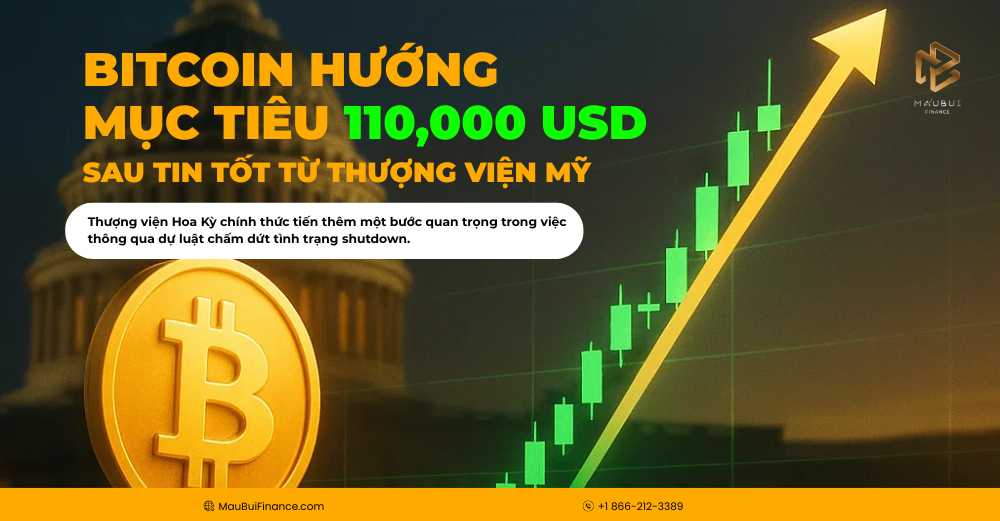Bitcoin Hướng Mục Tiêu 110,000 USD Sau Tin Tốt Từ Thượng Viện Mỹ