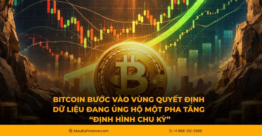 Bitcoin bước vào vùng quyết định – Dữ liệu đang ủng hộ một pha tăng “định hình chu kỳ”