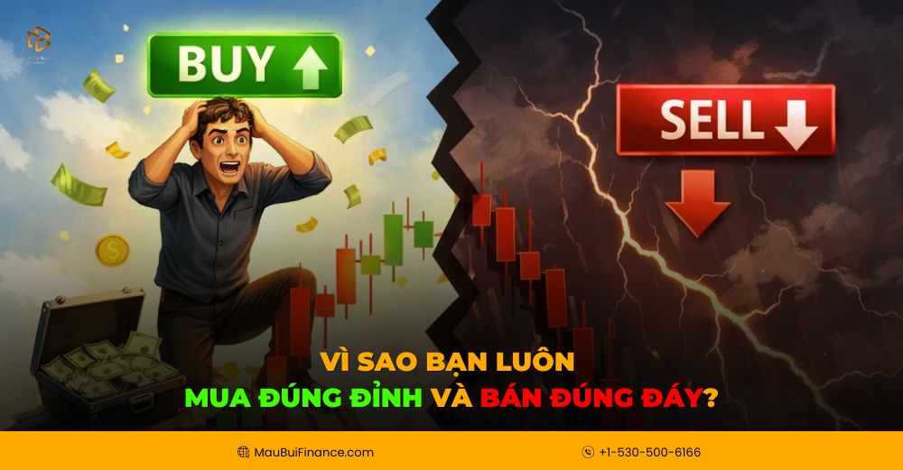 Vì sao bạn luôn mua đúng đỉnh và bán đúng đáy?