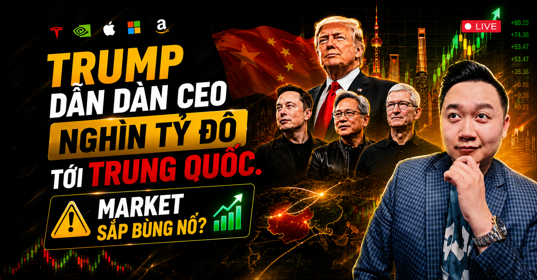 Phân tích thị trường Stocks-Crypto trong Video Youtube 05/14/2026