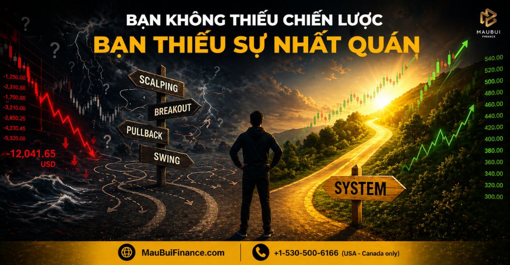 Bạn Không Thiếu Chiến Lược — Bạn Thiếu Sự Nhất Quán Trong Trading