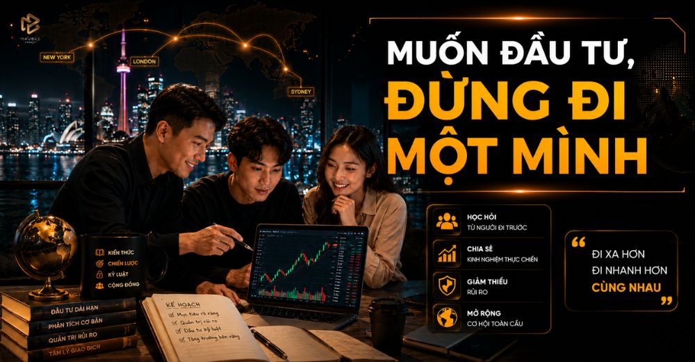 MUỐN ĐẦU TƯ, ĐỪNG ĐI MỘT MÌNH