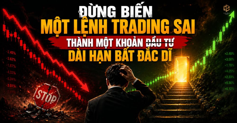 Đừng Biến Một Lệnh Trading Sai Thành Một Khoản Đầu Tư Dài Hạn Bất Đắc Dĩ