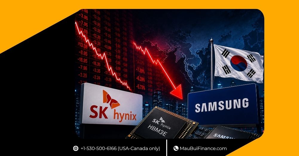 CỔ PHIẾU CHIP CHÂU Á LAO DỐC, SK HYNIX MẤT HƠN 10%