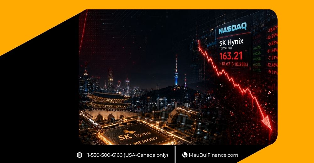 SK HYNIX GIẢM HƠN 10% SAU MÀN CHÀO SÀN NASDAQ