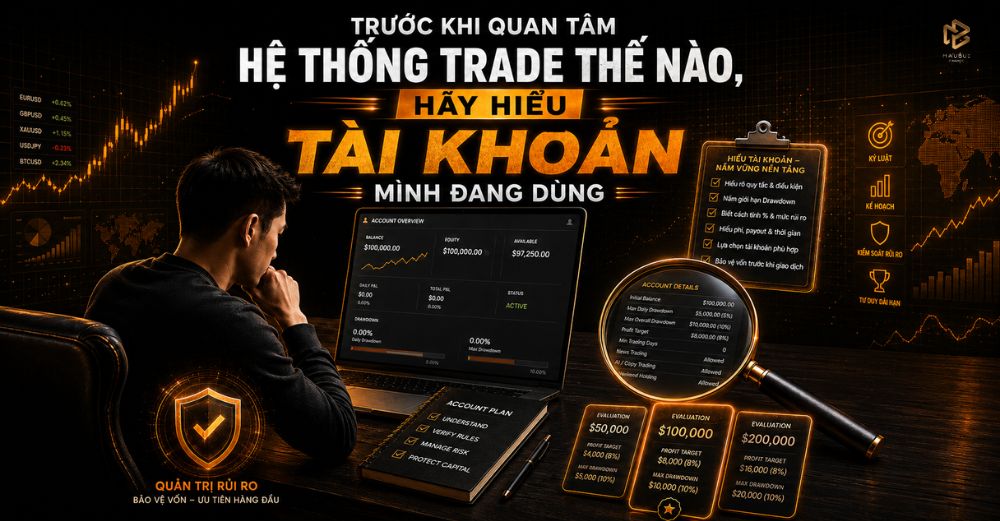 WORKSHOP MIỄN PHÍ: CÁCH TIẾP CẬN TÀI KHOẢN GIAO DỊCH VÀ PROP FIRM